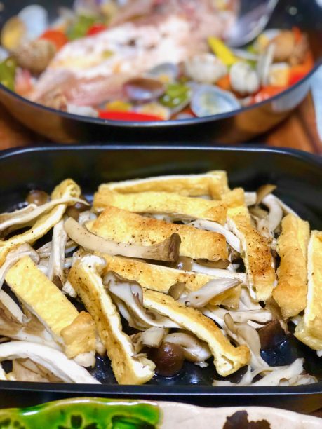 グリルで焼いて完成
