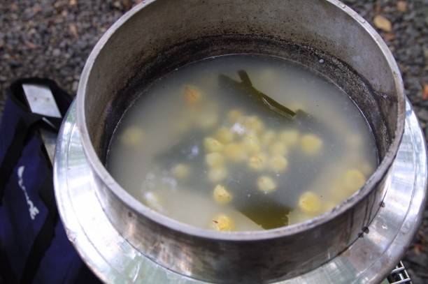 羽釜に入れる
