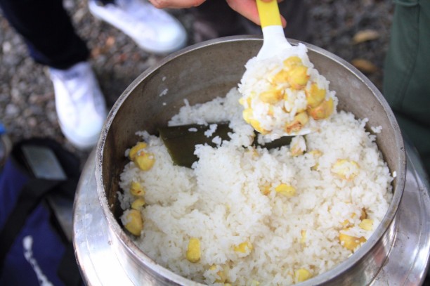 栗ご飯完成
