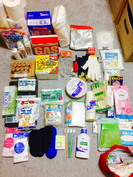 自宅避難グッズ