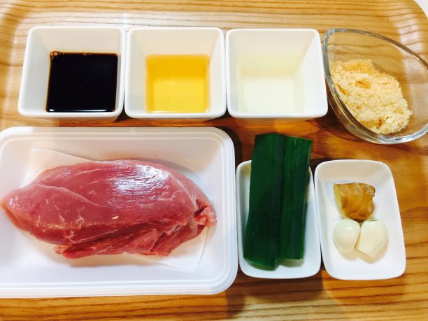 チャーシューの材料