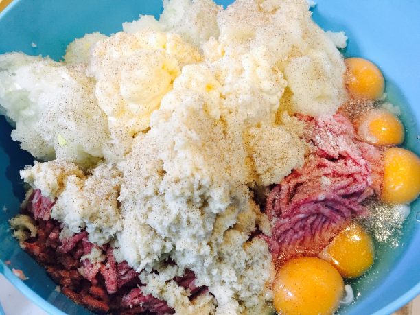 材料すべて混ぜる