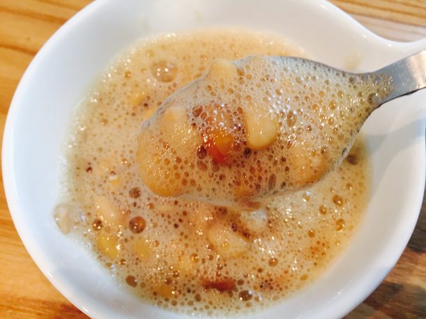 納豆を加える