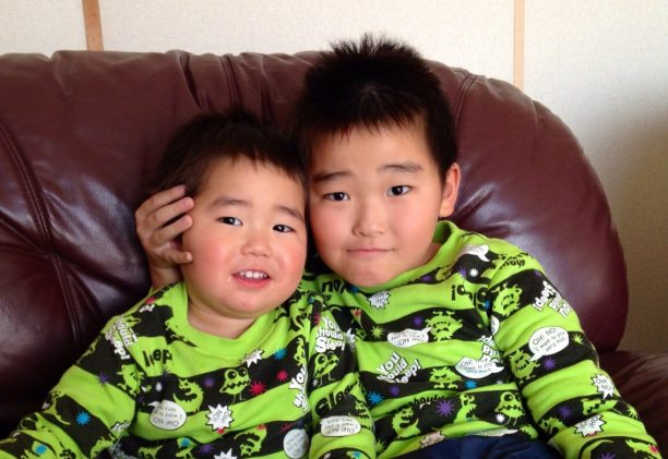 せんちゃん2歳、そうちゃん7歳