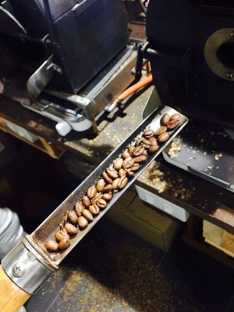 コーヒー豆の焙煎