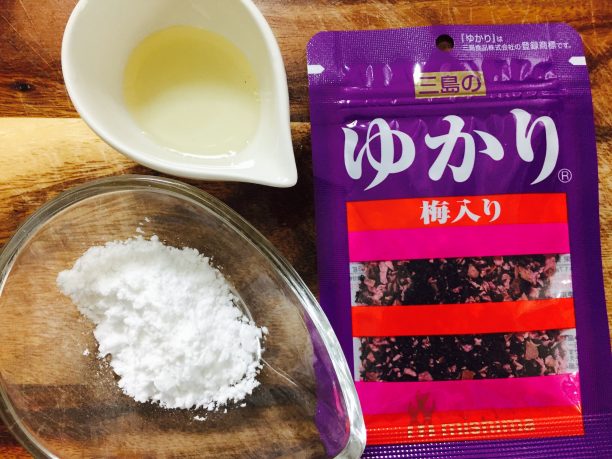 梅しそチキンの材料
