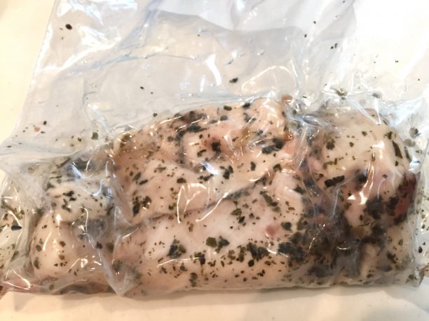 梅しそチキン完成