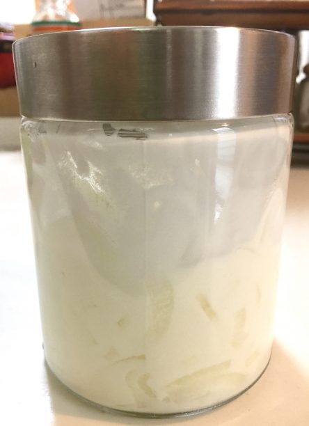一晩おいて完成