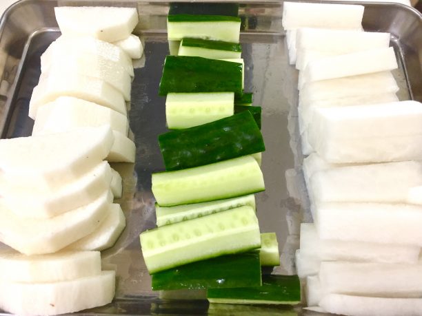 カットした野菜