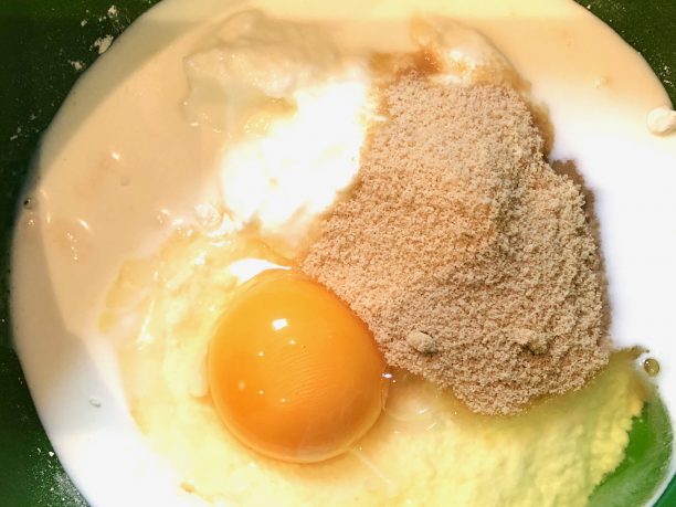 材料を混ぜる