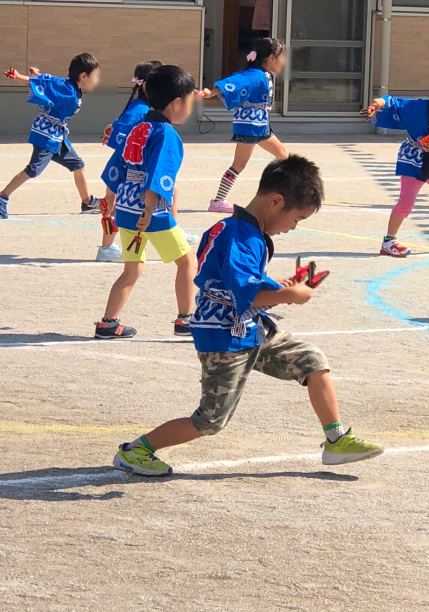 ソーランを踊るせんちゃん