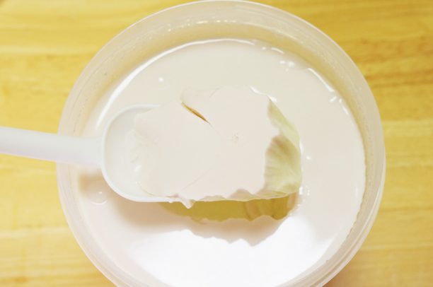 豆乳ヨーグルト完成