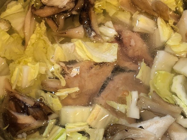 野菜を加える