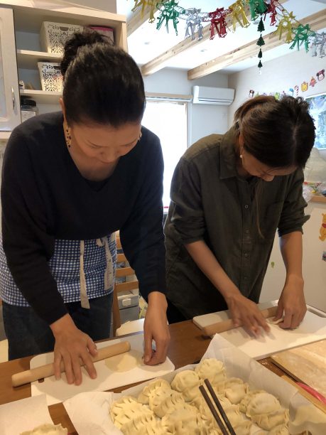 水餃子作り