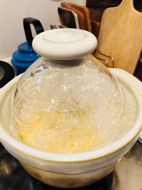 炊飯中