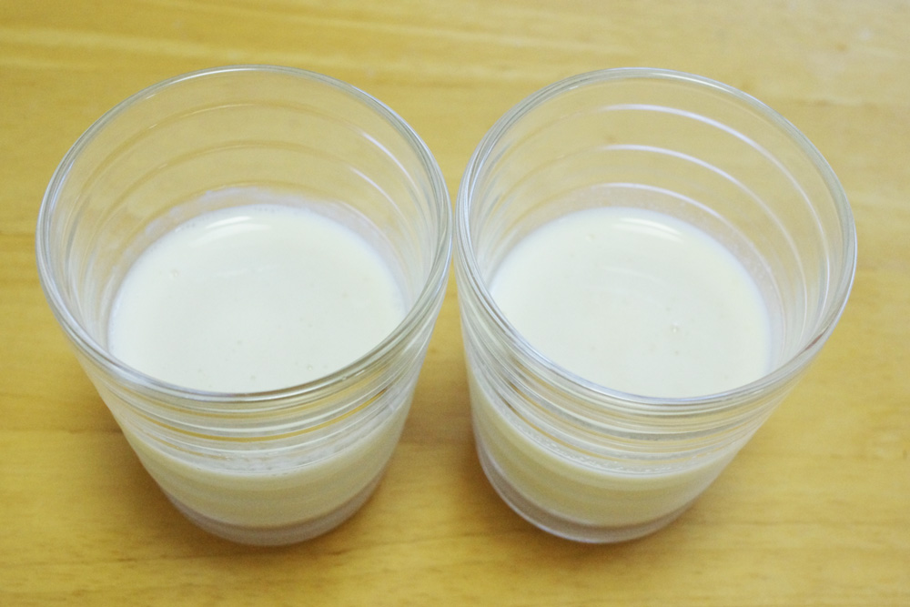 カルピスと牛乳と甘酒