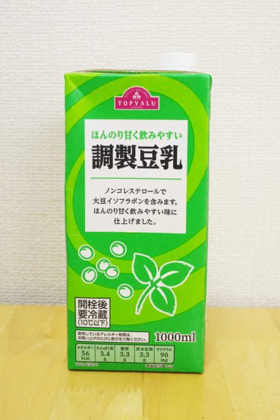 トップバリュ調整豆乳