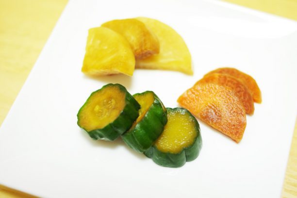 豆乳ヨーグルトの漬物の完成