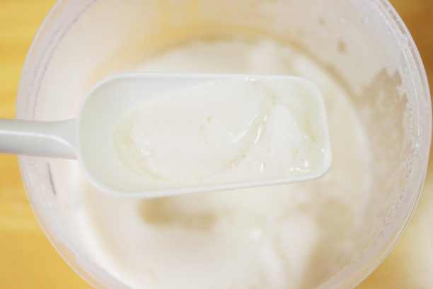 ヨーグルトの完成
