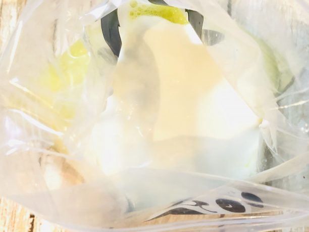 ヨーグルトも入れた保存袋