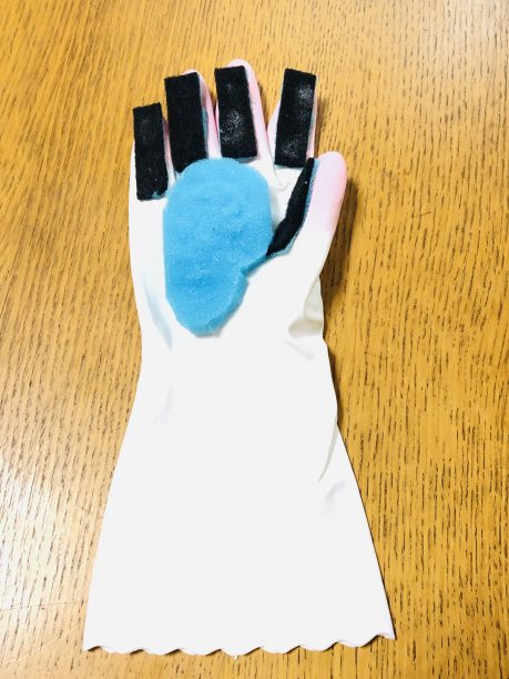 そのまま洗えるゴム手袋