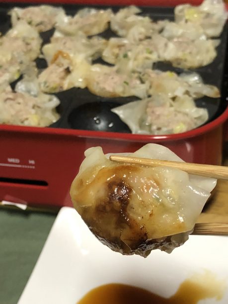 焼けた塩麹の焼きシュウマイ