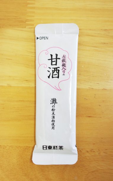 日東紅茶の甘酒1包