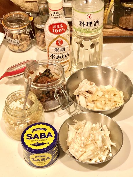 発酵サバ飯の材料