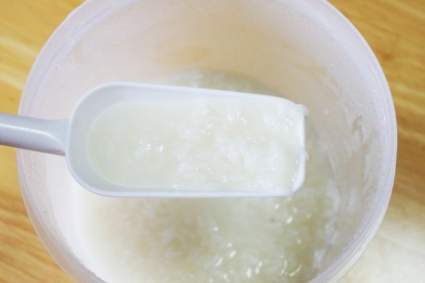 出来上がった甘酒