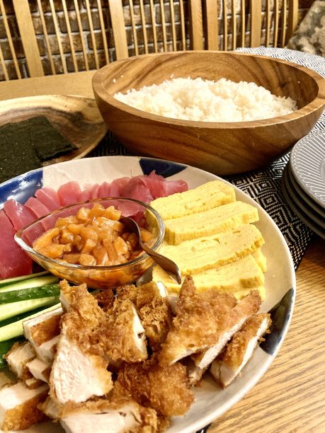 手巻き寿司の具材