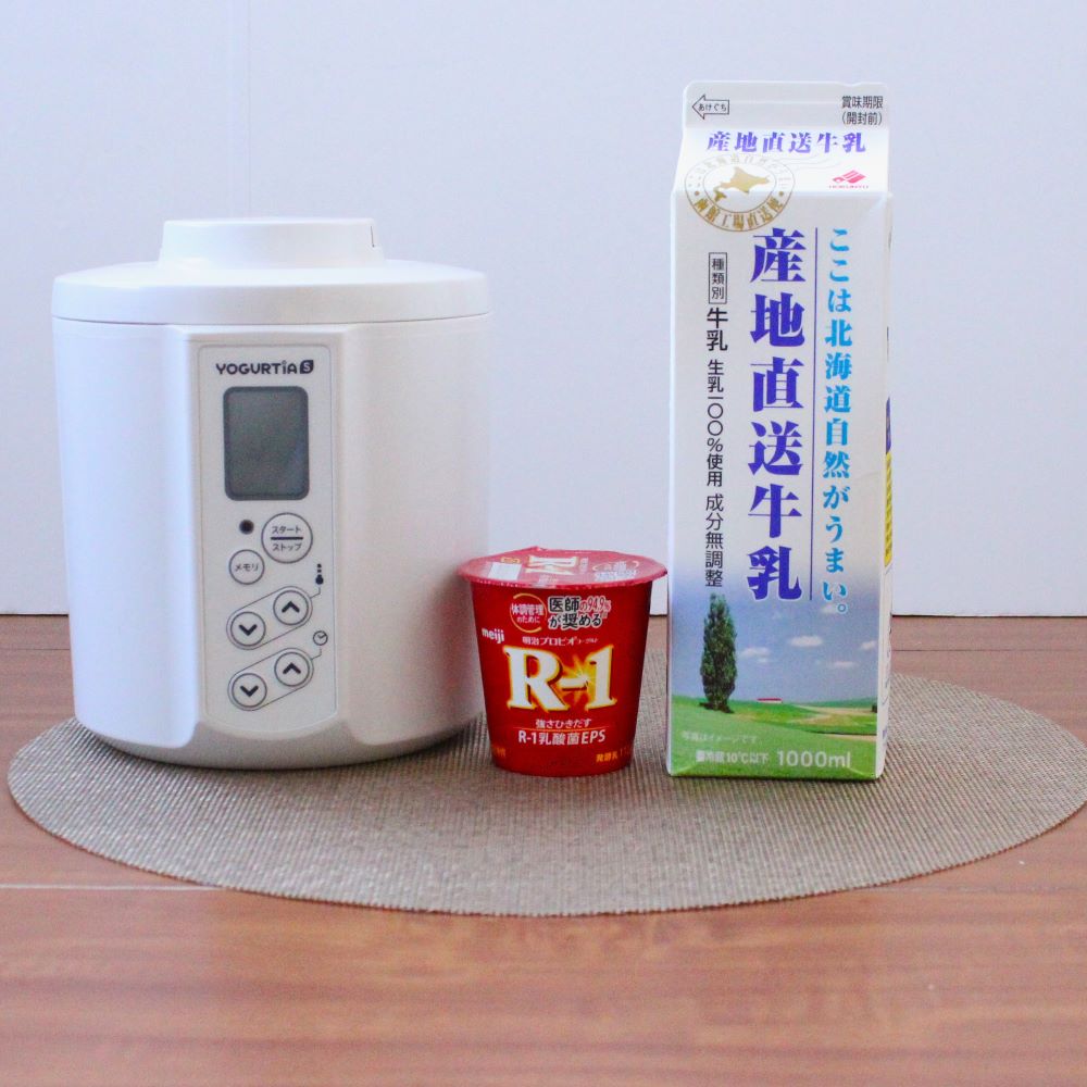 明治 R-1ヨーグルト×北海道乳業 産地直送牛乳