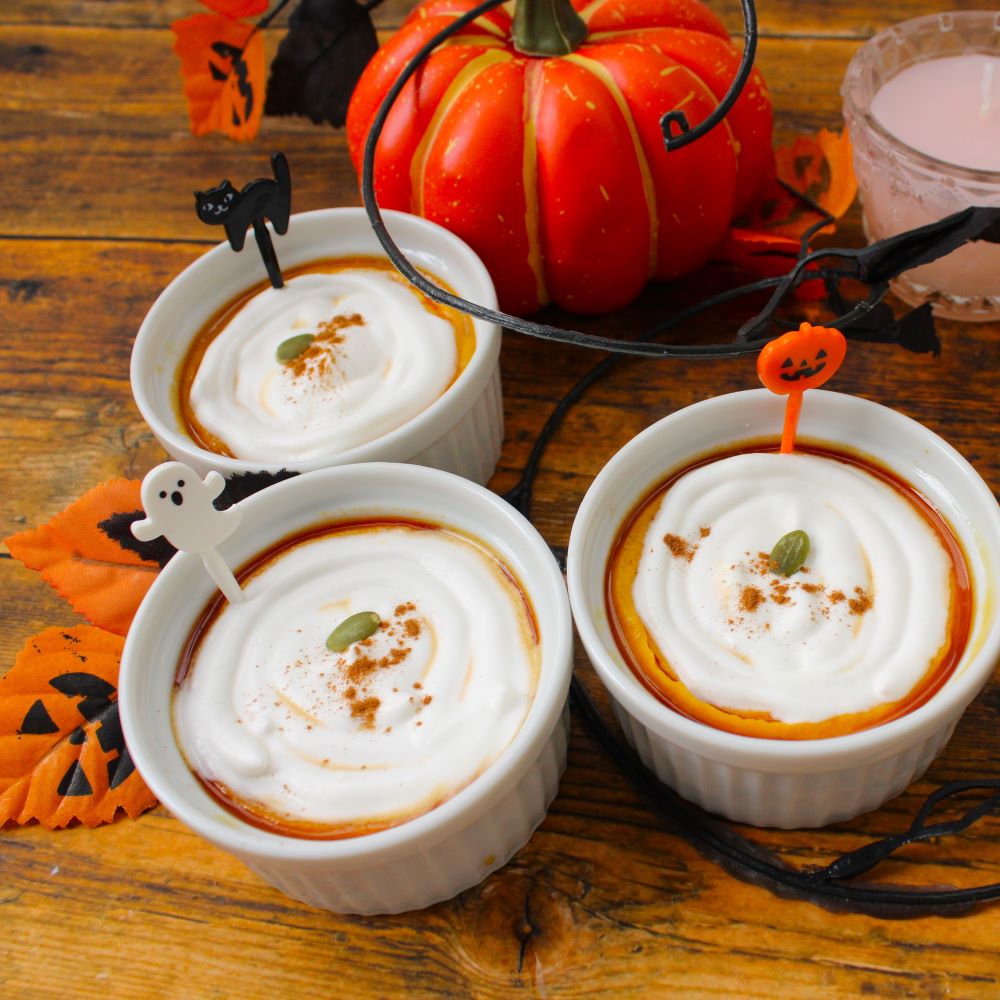 かぼちゃ甘酒のプリン