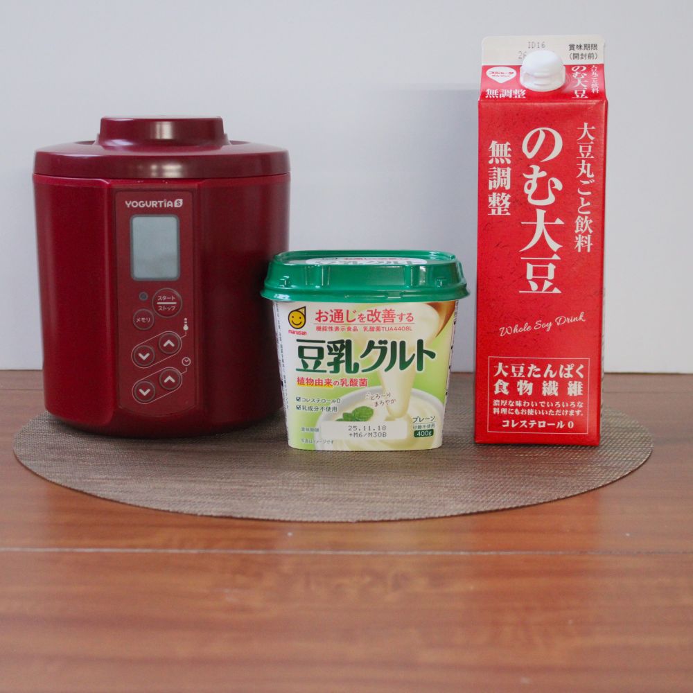 マルサン 豆乳グルト×スジャータ のむ大豆